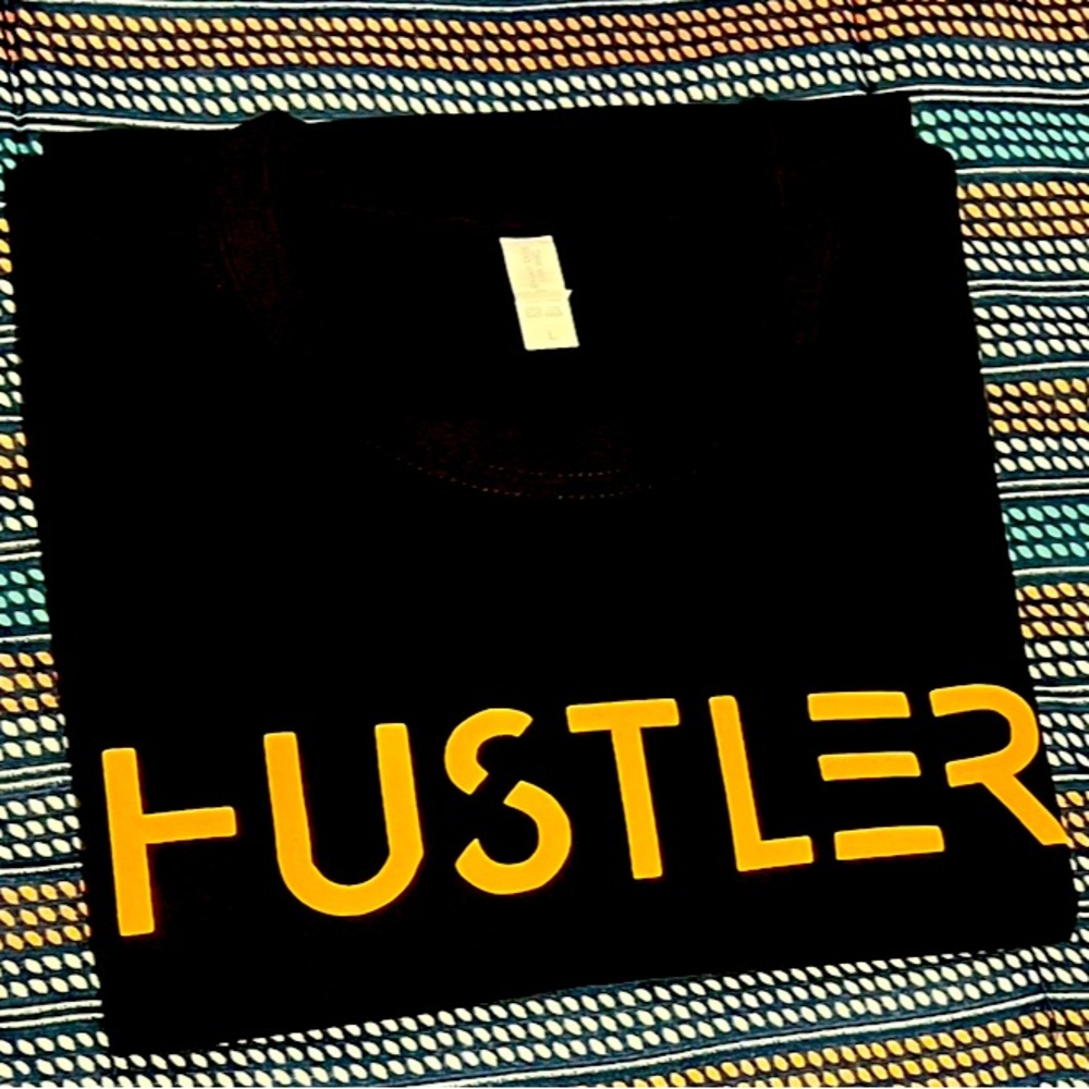 Customer made  Hustler design soft fabric  unisex T -shirt